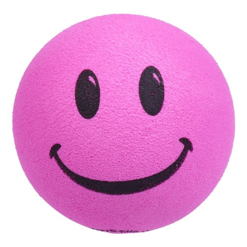 HappyBalls Fat Thick Style Antenna Pink Smiley Face Antenna Topper